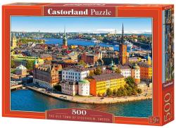Castorland Puzzle Castorland din 500 de piese - Stockholm, vechiul oras (B-52790)