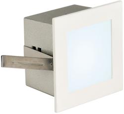 SLV Spot incastrat, FRAME BASIC Wall lights, white recessed fitting, LED, 4000K, square, matt white, incl. leaf springs, (113260)