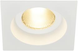 SLV Spot incastrat, Contone incastrat lumina, LED-uri, 2000-3000K, patrat, alb, rigid, 13W, inclusiv arcuri lamelare, (161301)