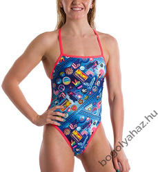 Speedo RETRO POP CROSS TIEBACK SWIMSUIT női úszódressz Méret: 34 (8-11725C863)