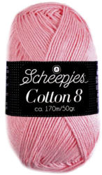 Scheepjes Cotton8 - 654 - rózsaszín pamut fonal