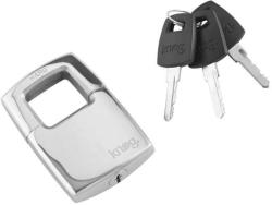Knog Locker rozsdamentes acél kulcsos lakat, Knog logó mintás