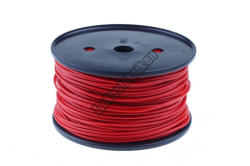  6551RD 1.0mm2 1 eres réz kábel piros