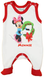 Disney Minnie belül bolyhos ujjatlan rugdalózó Karácsony (méret: 50-62) - babatappancs
