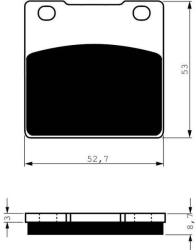 GOLDFREN Placute frana spate 016 S3 GOLDFREN