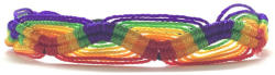 Mycreative Cyla fonott pride karkötő