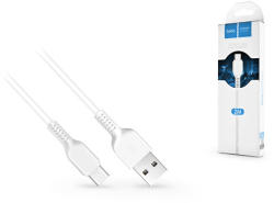 hoco. X20 USB apa - USB-C apa Töltő- és adatkábel 2m - Fehér (HOC0037)