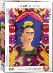 EUROGRAPHICS 1000 db-os puzzle - Self Portrait - The Frame, Frida Kahlo (6000-5425)
