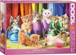 EUROGRAPHICS 1000 db-os puzzle - Kitten Pride (6000-5543) (6000-5543)