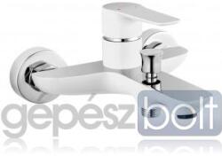 FERRO Adore White/Chrome fehér-króm kádtöltő csaptelep zuhanyszett nélkül (BDR1)