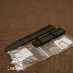  Curea neagra piele vitel model soparla captusita 16mm - 35964