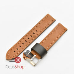  Curea piele maro deschis vintage QR 24mm - 3990324 - ceas-shop