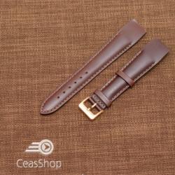  Curea piele vitel maro inchis, open end, 20mm - 36020