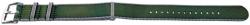 Curea NATO verde cu margine gri 22mm - 54086