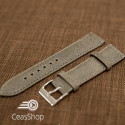  Curea piele gri vintage 22mm - 61728