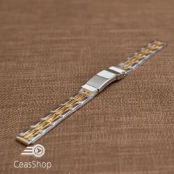  Bratara dama metalica bicolora 12mm - 39371