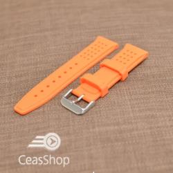  Curea silicon portocalie 22mm - 31719