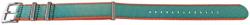  Curea NATO verde deschis cu margine portocalie 22mm - 54088