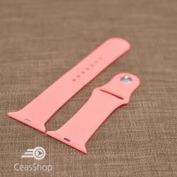  Curea silicon rosu piersică Apple Watch - 38mm