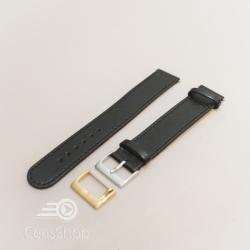  Curea piele vitel buffalo neagra plata, semi lucioasa XXL 18mm - 34897