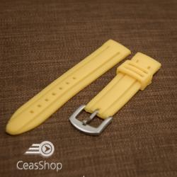  Curea ceas sport galbenă 24mm - 34598