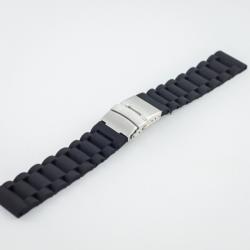 Curea silicon neagra 22mm - 34603