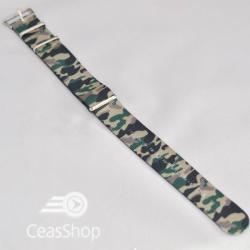  Curea NATO camuflaj verde 22mm - 36804