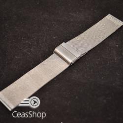  Bratara milaneza fina argintie 20mm -39866