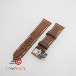 Curea piele maro inchis vintage QR 20mm - 3960220