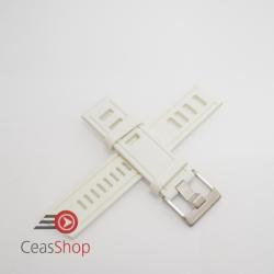  Curea ceas stil Isofrane albă 24mm - 52219