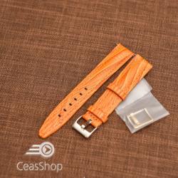  Curea model soparla captusita pe jumătate portocalie 14mm - 45809