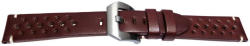  Curea piele perforata maro închis GP Racing 20mm - 56977 - ceas-shop
