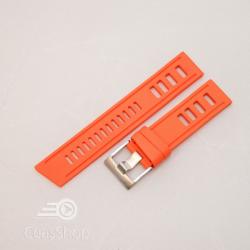  Curea ceas stil Isofrane portocalie 24mm - 49796