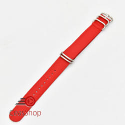  Curea NATO rosie 20mm catarame zulu -4092006