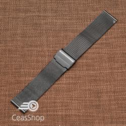  Bratara milaneza fina culoare neagra 18mm -48954