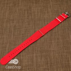  Curea NATO rosie 20mm - 40893