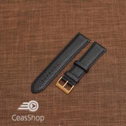  Curea piele VERONA neagra, captusita 24mm -XL- 46331