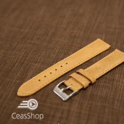 Curea piele muștar vintage 22mm - 42247