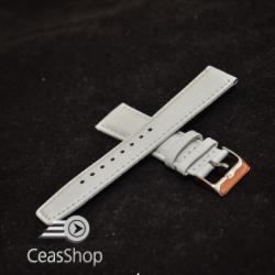  Curea piele buffalo captusita alba 20 mm - 34849