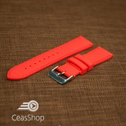 Curea silicon model crocodil roșie 20mm - 45916