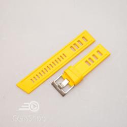  Curea ceas stil Isofrane galbenă 24mm - 49799