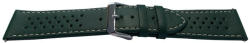  Curea model olimpic perforata verde cu alb 20mm - 51518 - ceas-shop