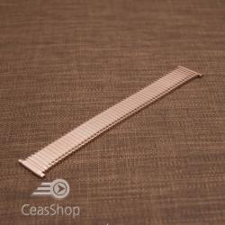  Bratara metalica extensibila culoare aur roz 18-22mm - 49447