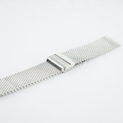  Bratara milaneza argintie 18mm -38185