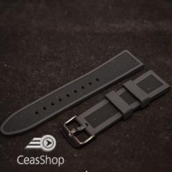  Curea silicon neagra ceas sport 24mm - 38068