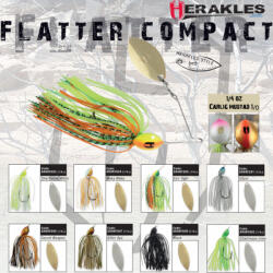 Herakles Spinnerbait Herakles Flatter Compact, Chartreuse/Lime, 7g (ARHKFG02)