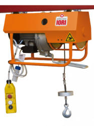 Officine IORI Electropalan Profesional 500 kg, 50 metri cablu - IORI-DT500MAX-50m Motor Trifazic (IORI-DT500MAX-50m)