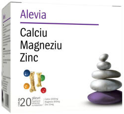 Alevia Calciu + Magneziu + Zinc - 20 dz