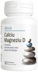 Alevia Calciu + Magneziu + Vitamina D - 30 cpr