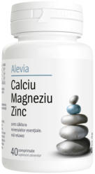 Alevia Calciu + Magneziu + Zinc - 40 cpr - naturisti - 27,87 RON